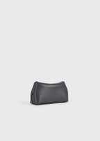 Mini T-lock leather clutch shark