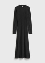 toteme cable knit dress Toteme - Cable Knit Dress Charcoal - L