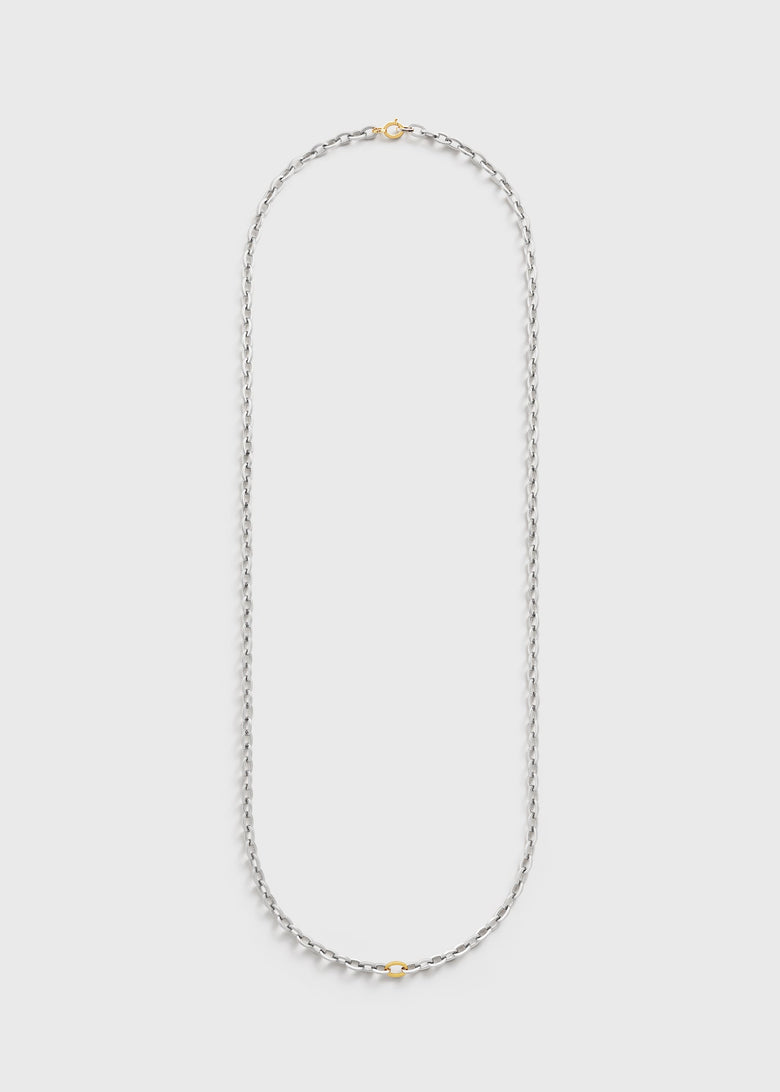 Bi-color chain silver/gold