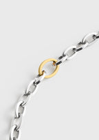 Bi-color chain silver/gold