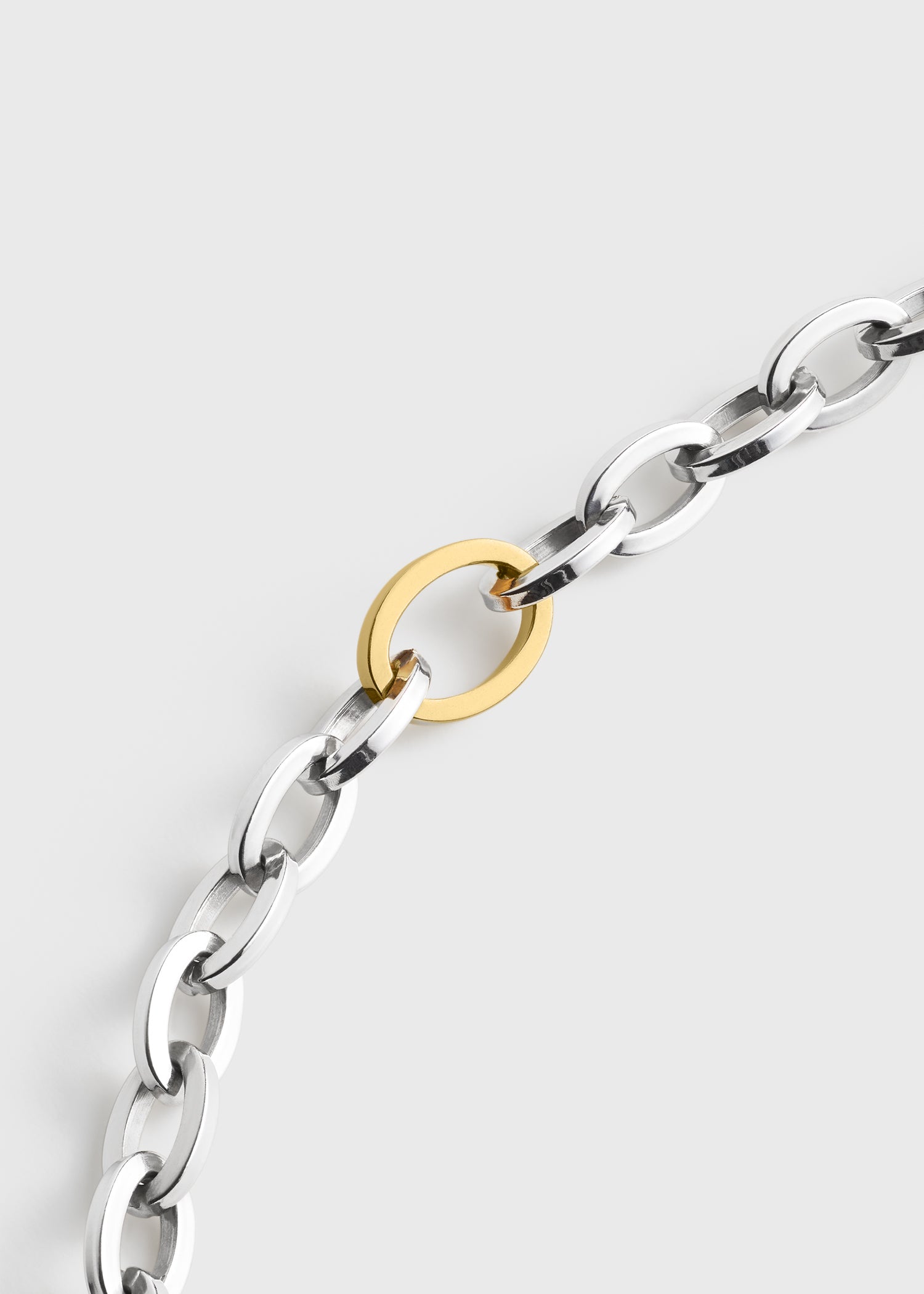 Bi-color chain silver/gold