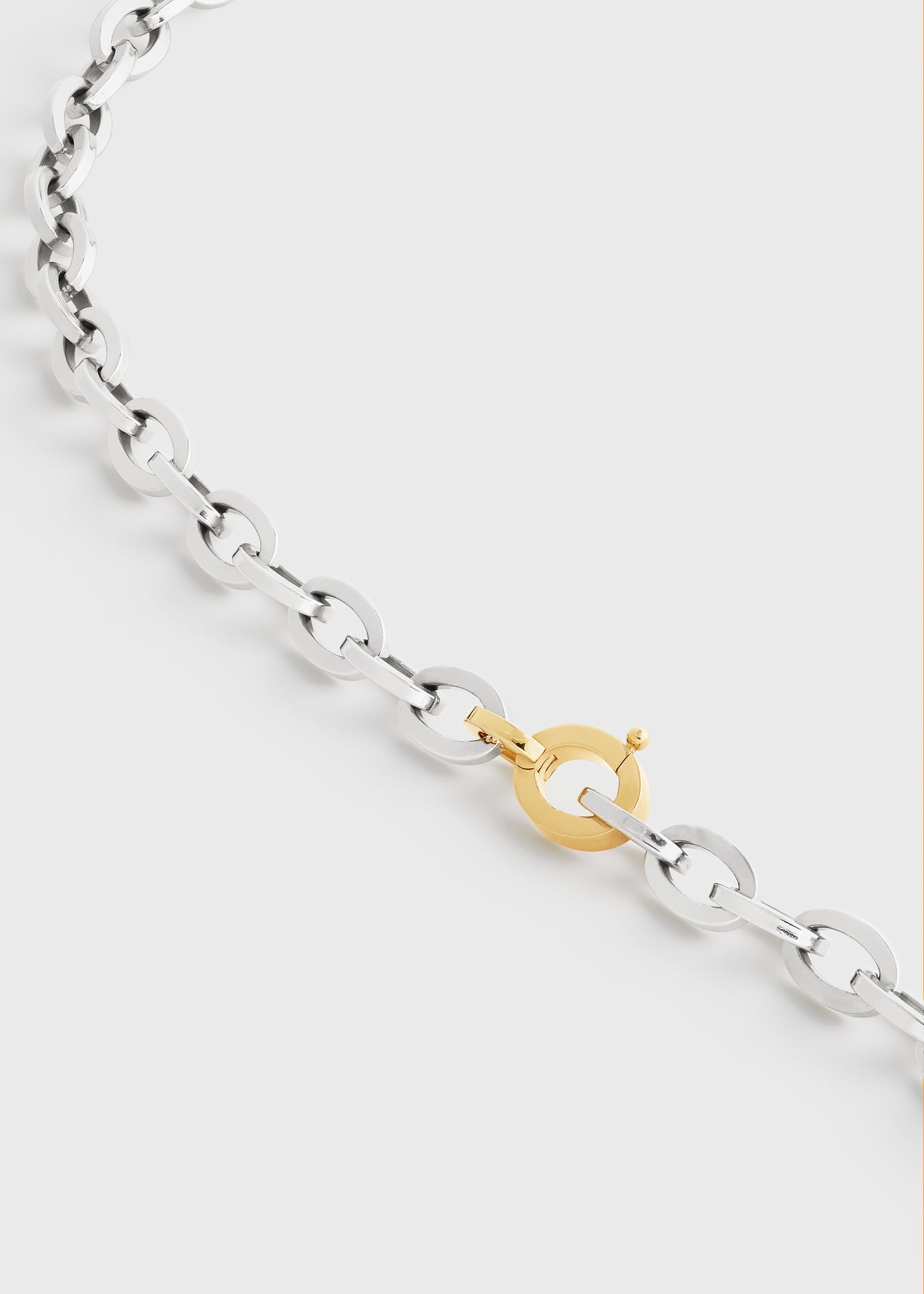 Bi-color chain silver/gold