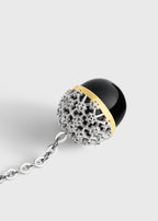 Diamond lace drops silver