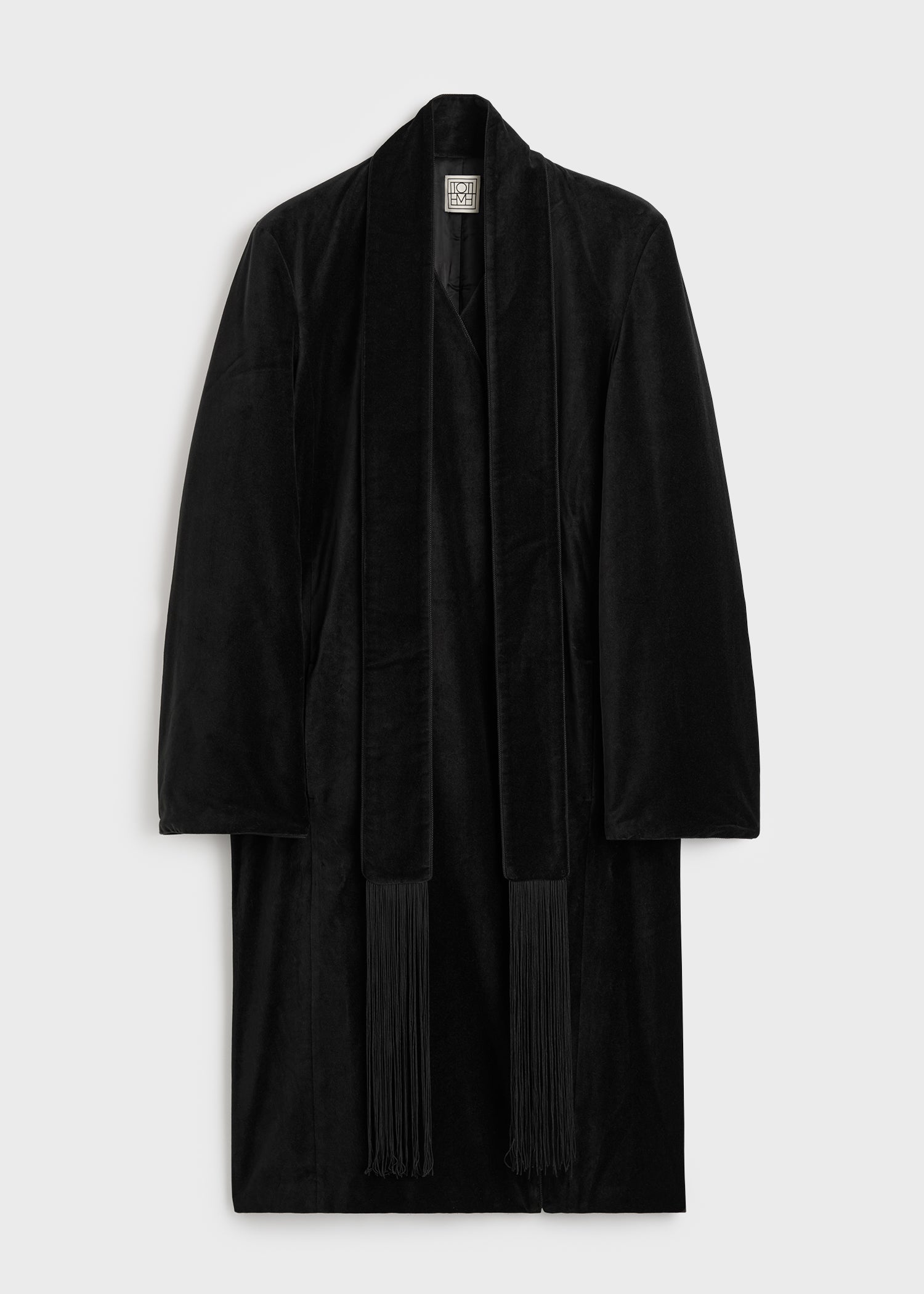 Smoking coat black