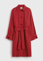 Light spring trench poppy