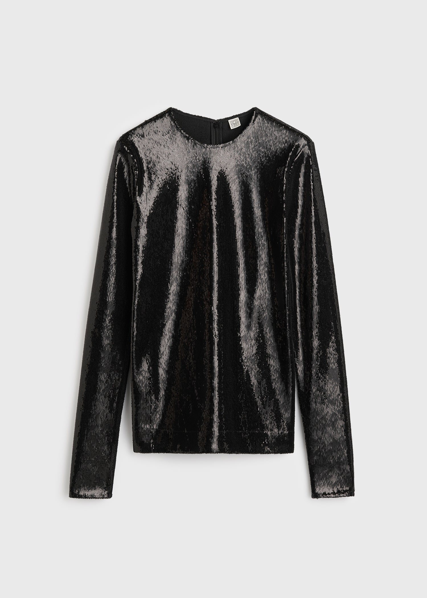 Sequin top black