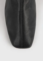 Day nappa knee-high boots black