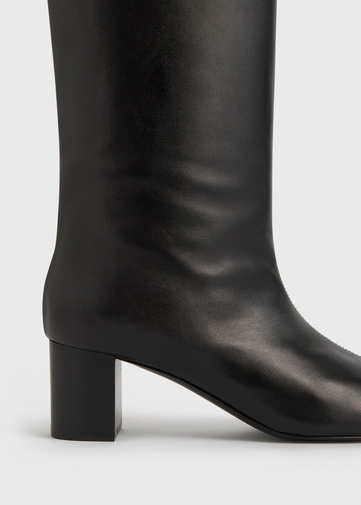 Downtown nappa knee-high boots black