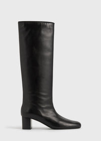 Downtown nappa knee-high boots black