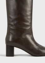 Downtown nappa knee-high boots brown