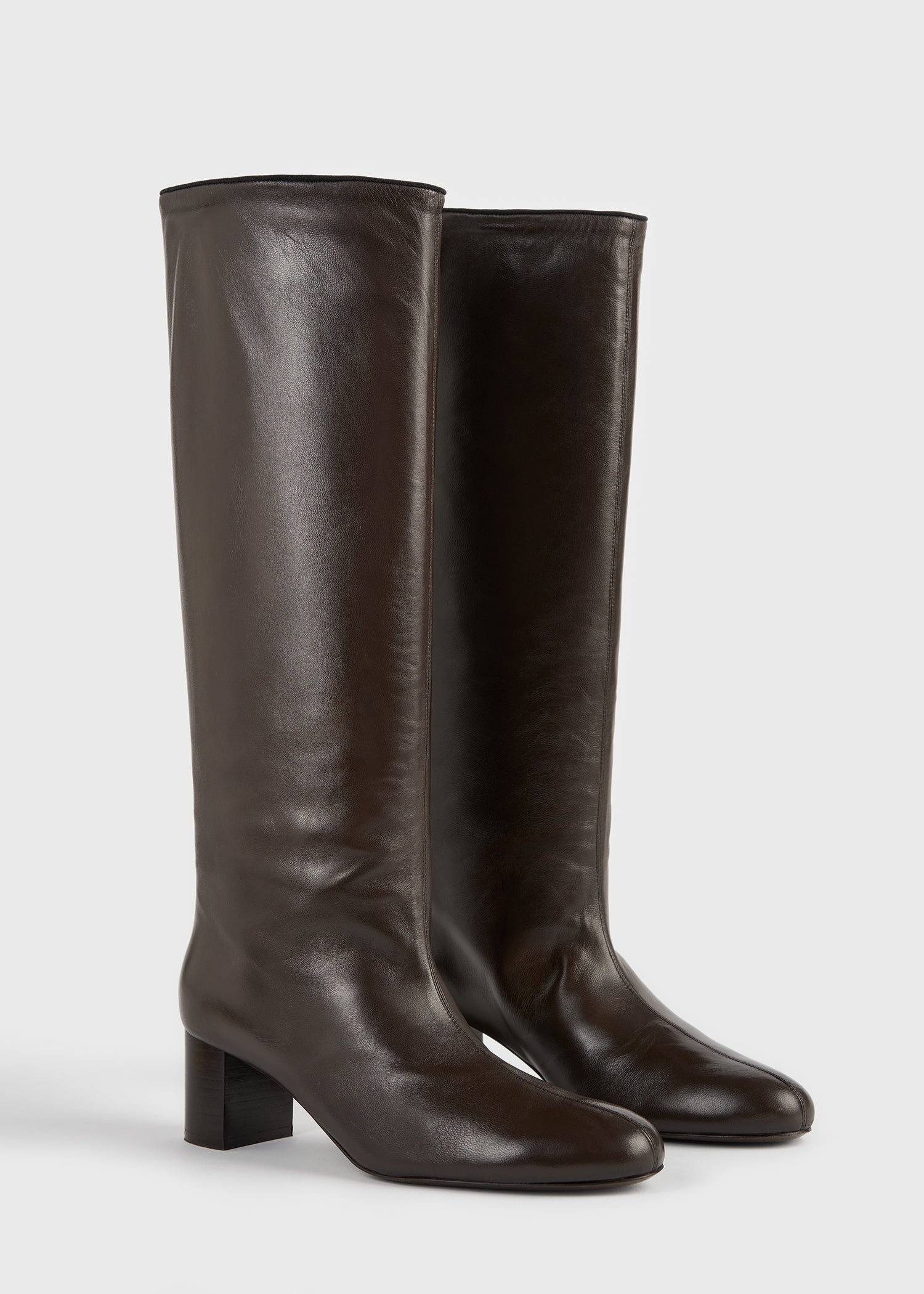 Downtown nappa knee-high boots brown