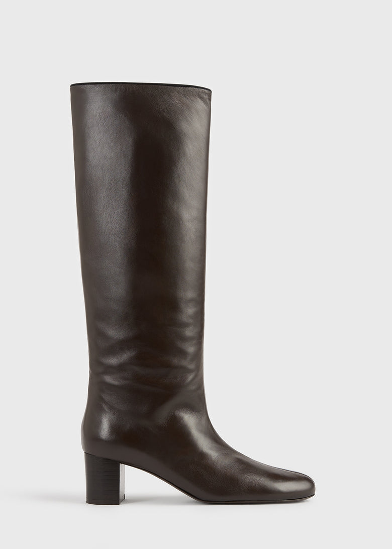 Downtown nappa knee-high boots brown