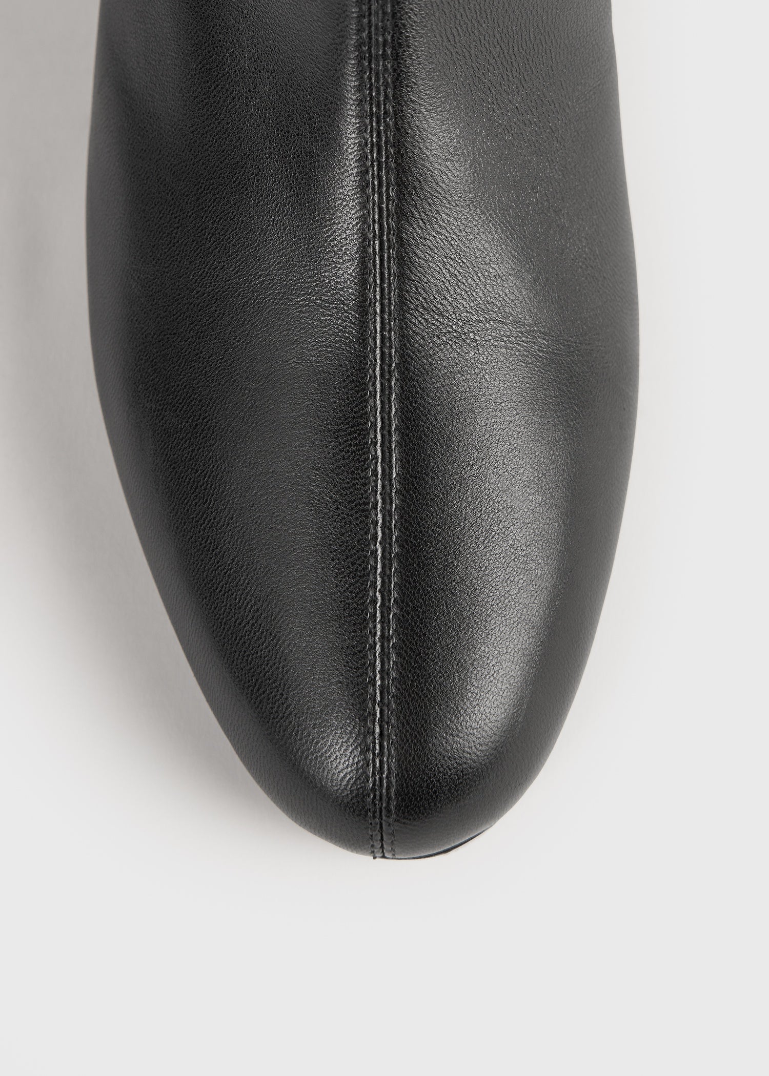 Downtown shearling knee-high boots black/beige