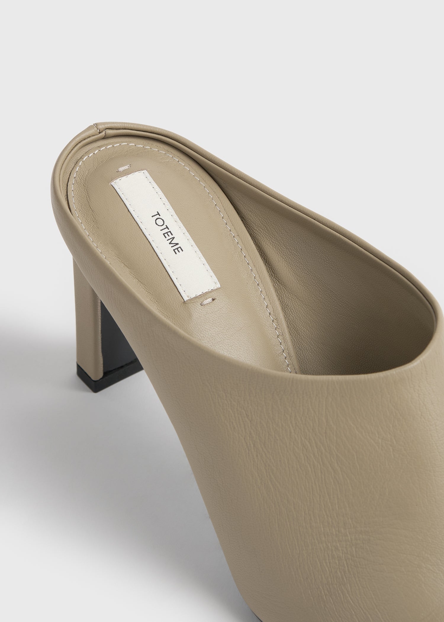 Bar nappa mules latte
