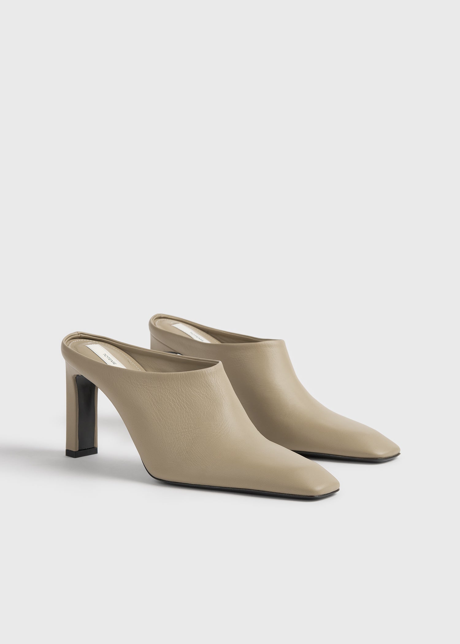 Bar nappa mules latte