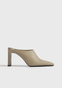 Bar nappa mules latte