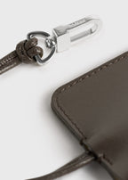Leather keyring bark