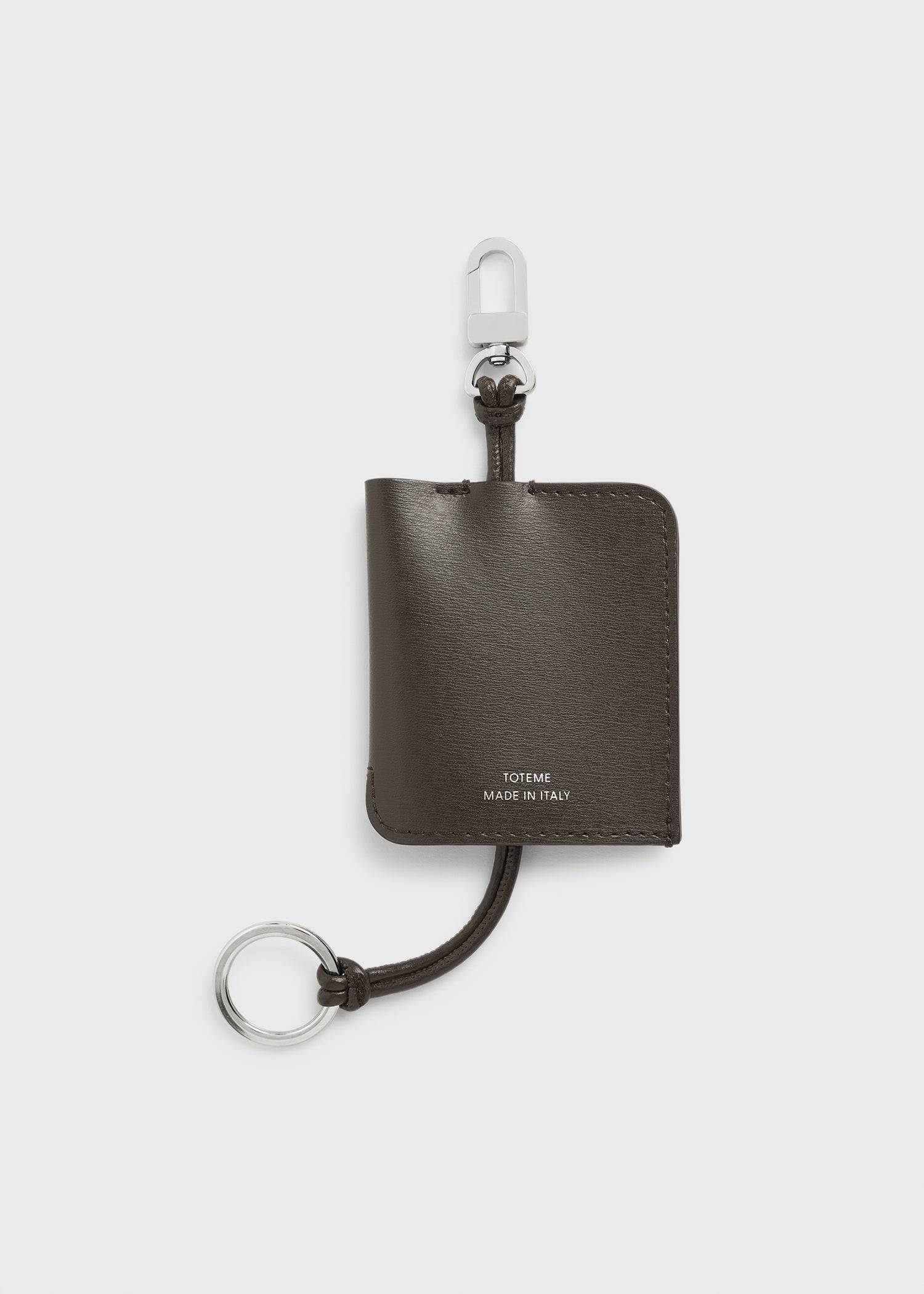 Leather keyring bark