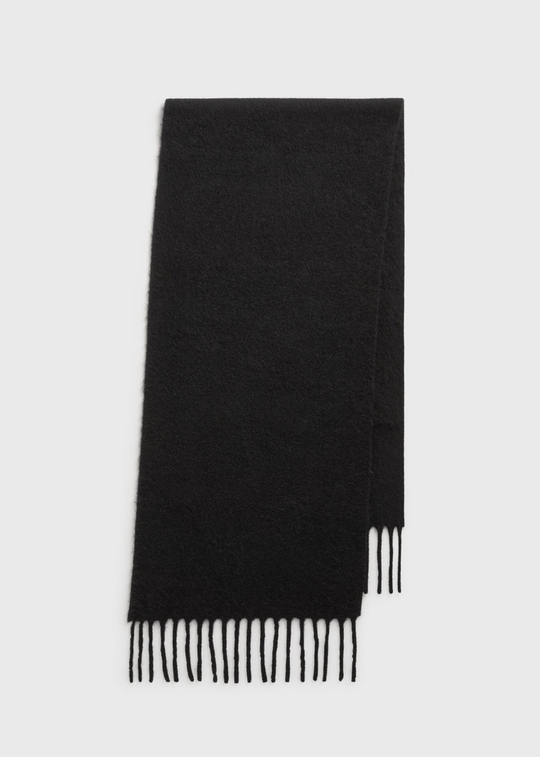 Fuzzy scarf black