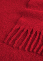 Fuzzy scarf red