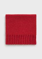 Fuzzy scarf red