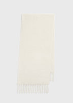 Fuzzy scarf off-white