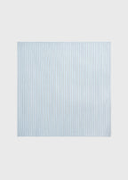 Striped silk scarf ice/white