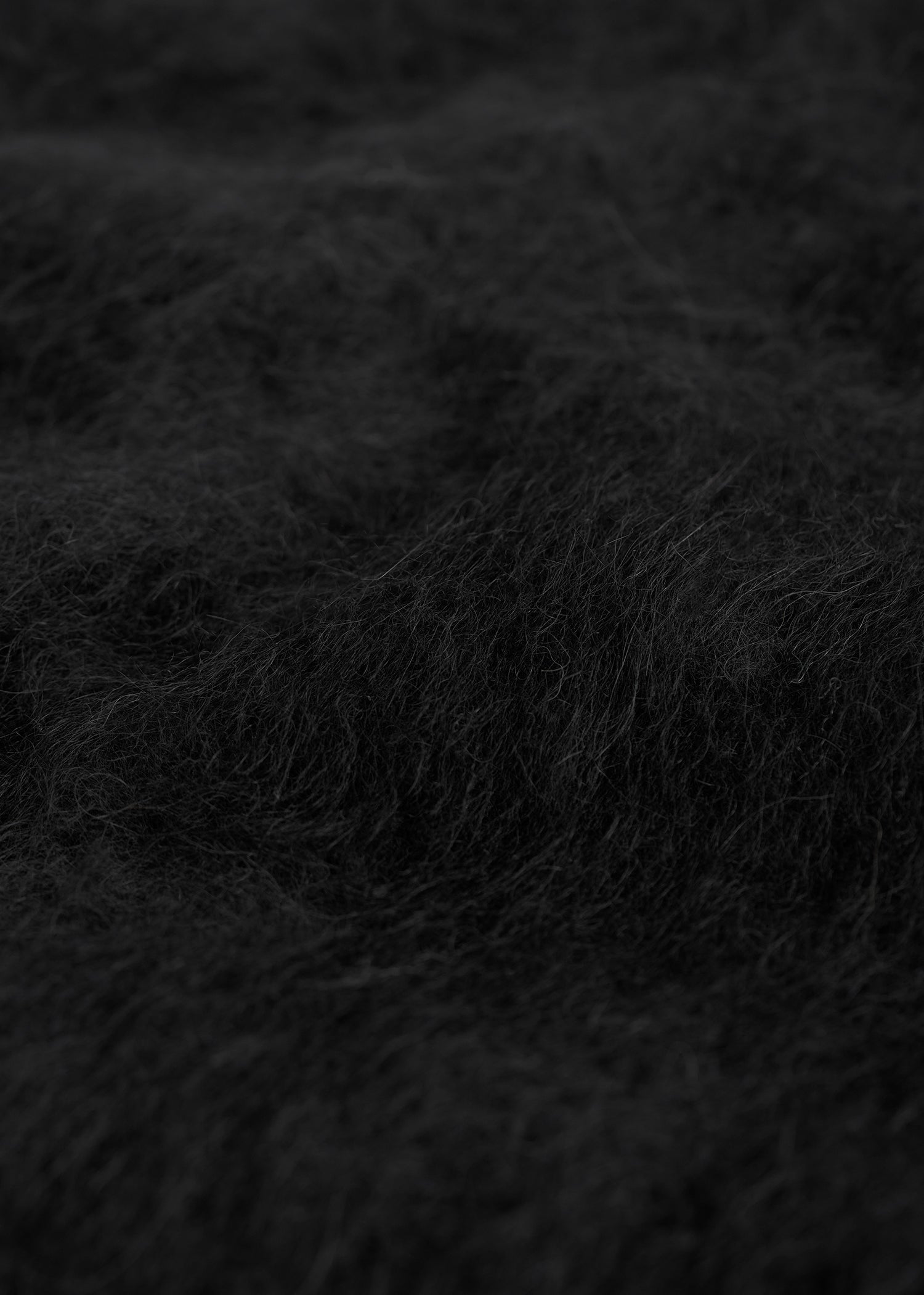 Funnel alpaca-blend neck warmer black