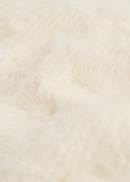 Funnel alpaca-blend neck warmer ecru