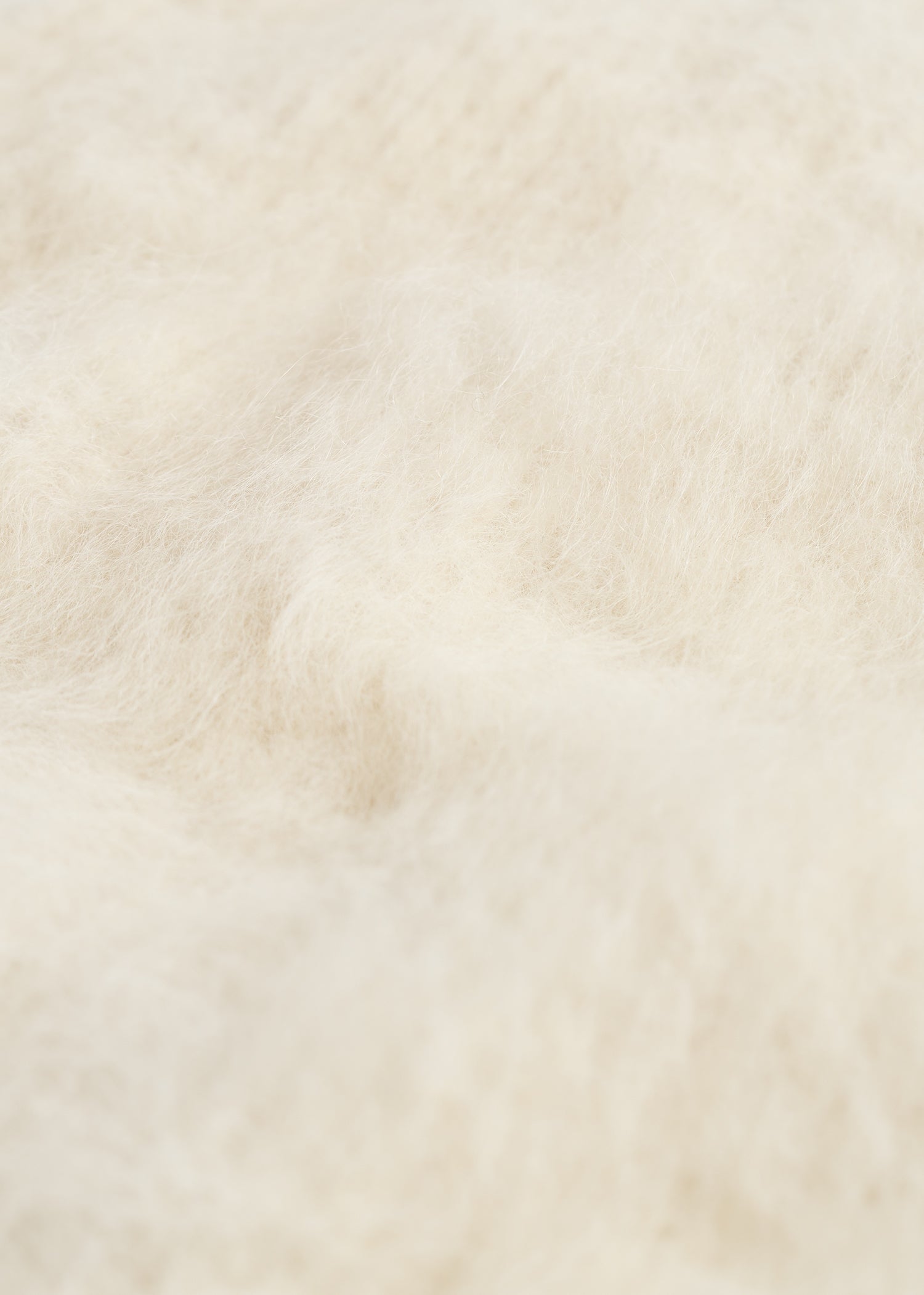 Funnel alpaca-blend neck warmer ecru