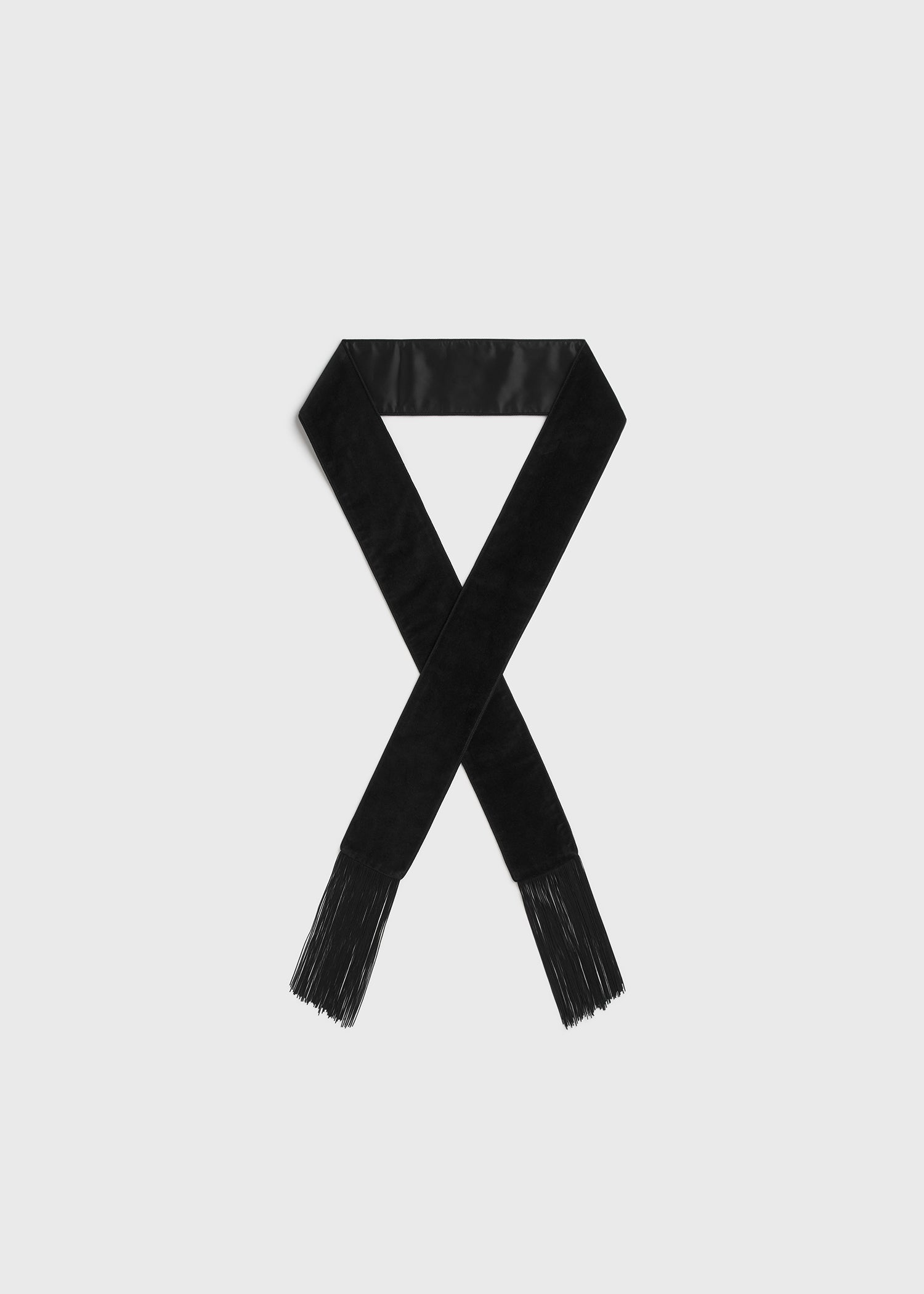 Smoking scarf black