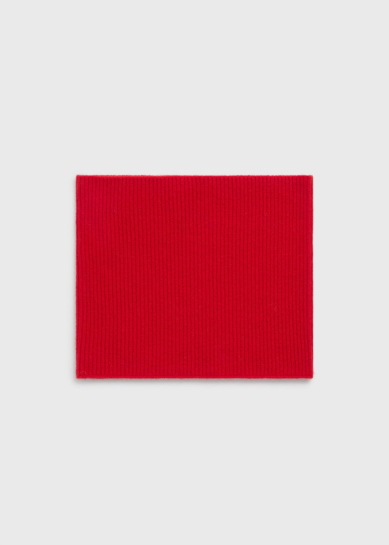 Cashmere neck warmer poppy