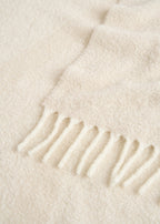 Monogram jacquard scarf ecru/white