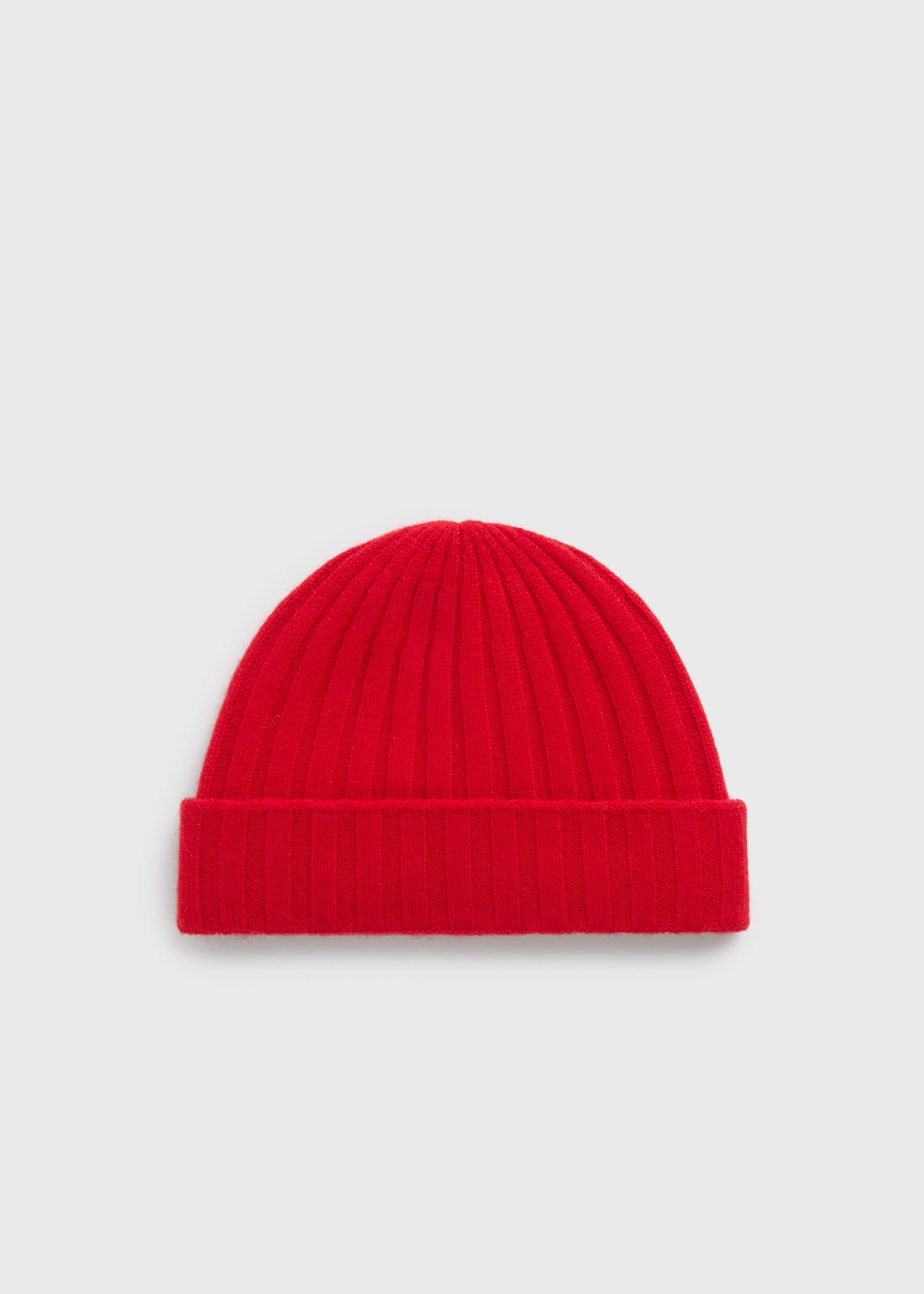 Cashmere beanie poppy