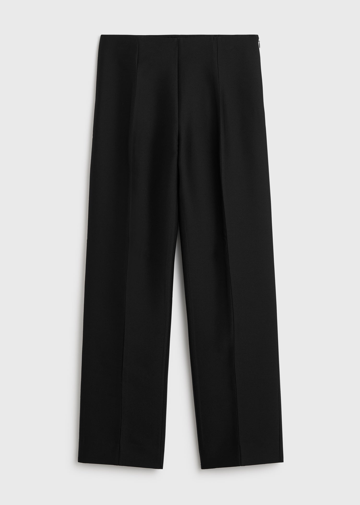 Slim evening trousers black