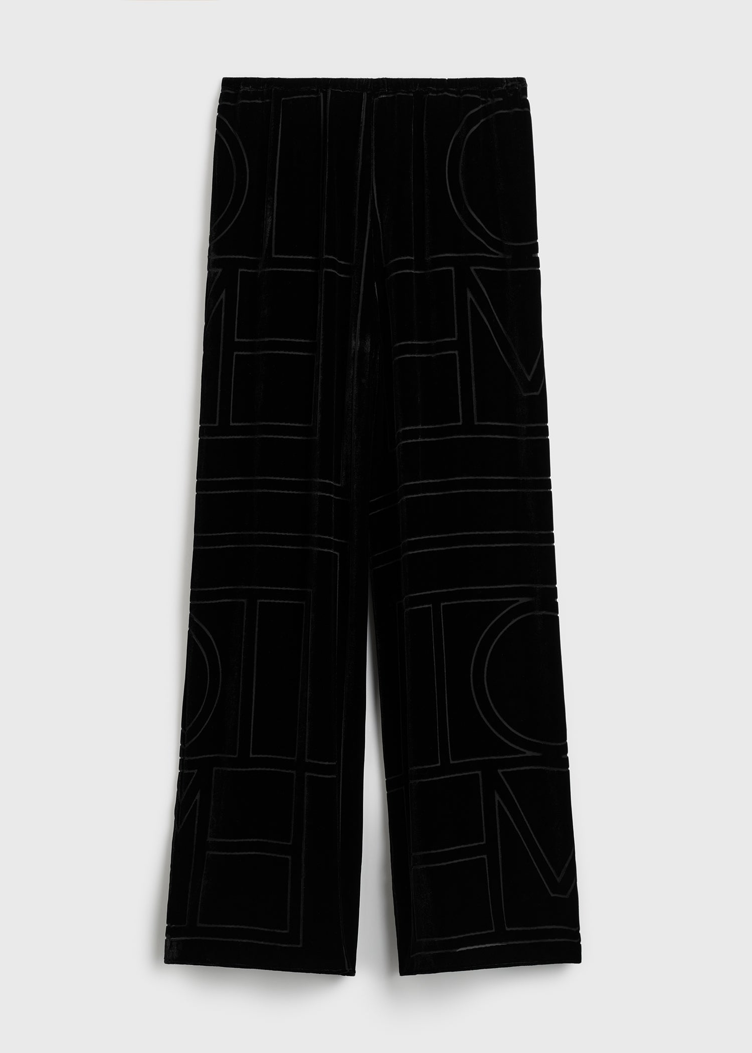 Monogram devoré pj bottoms black