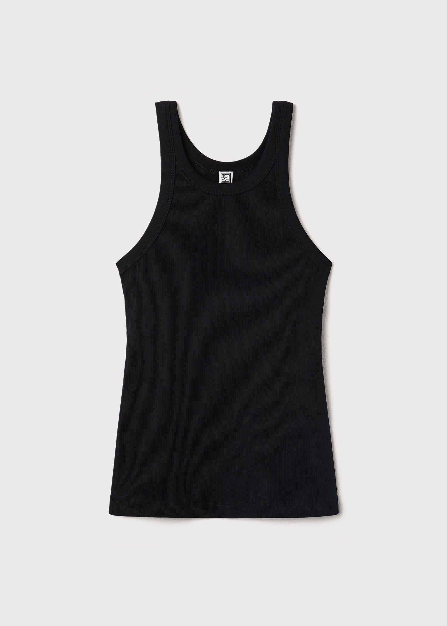 【TOTEME 】　キャミソール Curved rib tank black – TOTEME