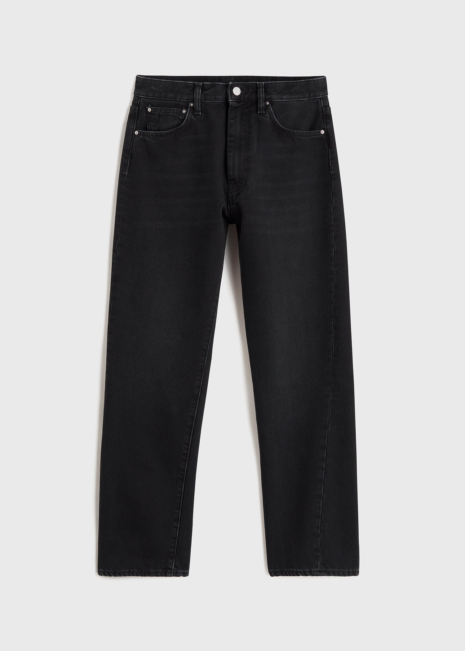 Twisted seam denim faded black – TOTEME