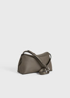 T-lock leather clutch ash
