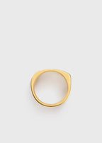 Signature ring gold