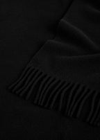 Classic wool scarf black