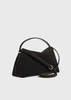 T-lock suede top handle espresso