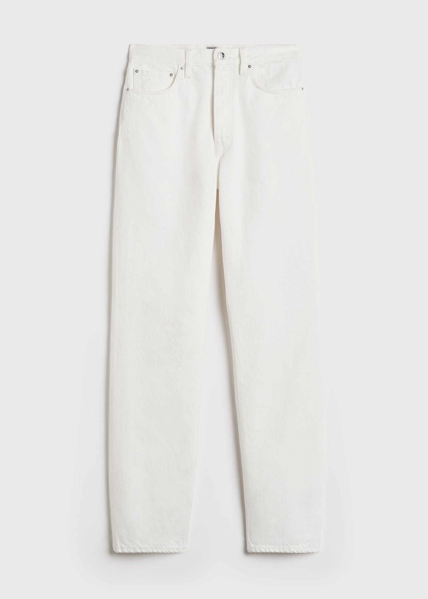 Classic cut denim full length off-white – TOTEME