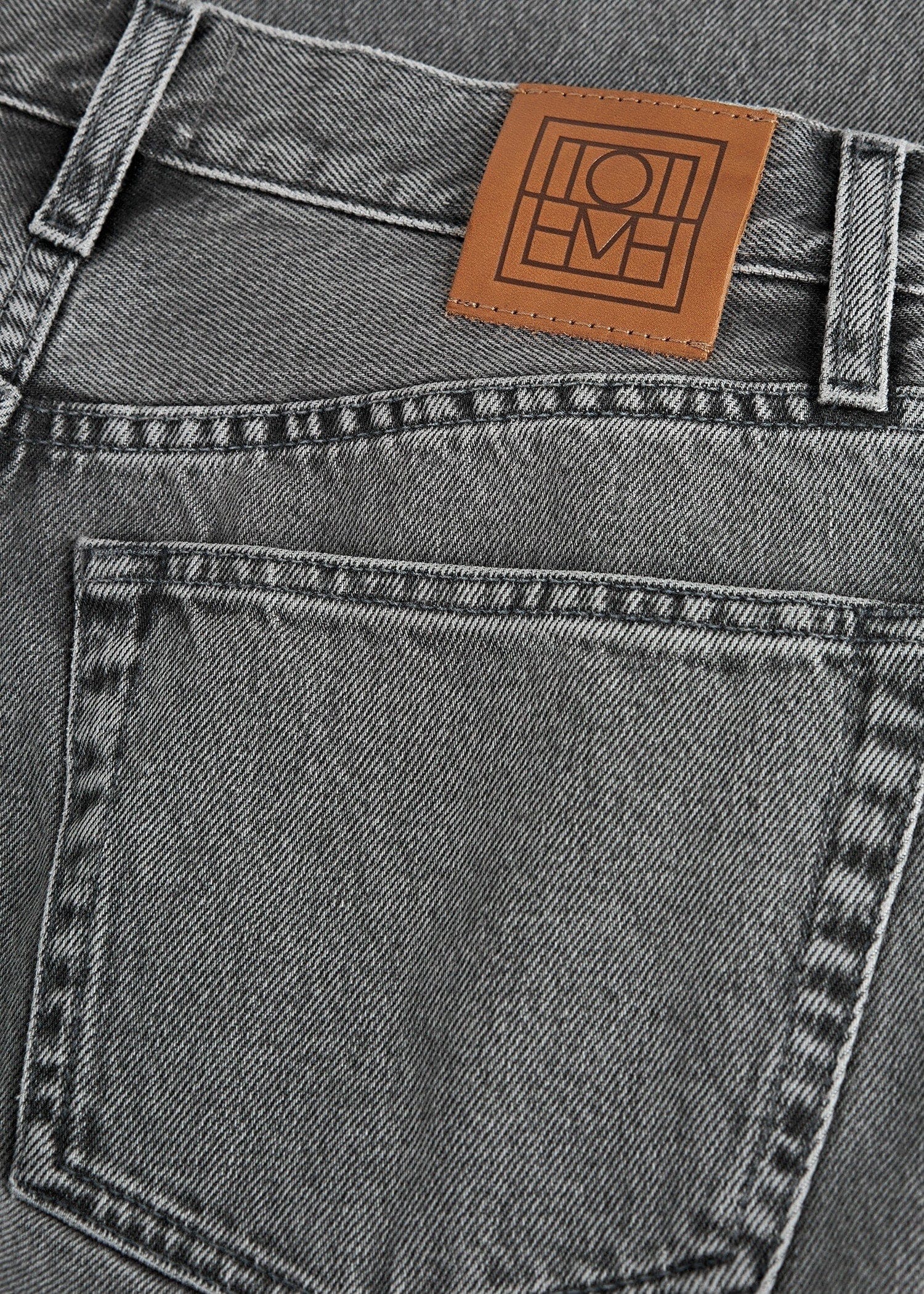 Classic cut denim full length mid grey – TOTEME