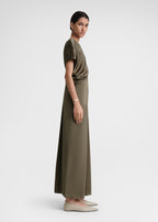Slouch waist dress bay leaf