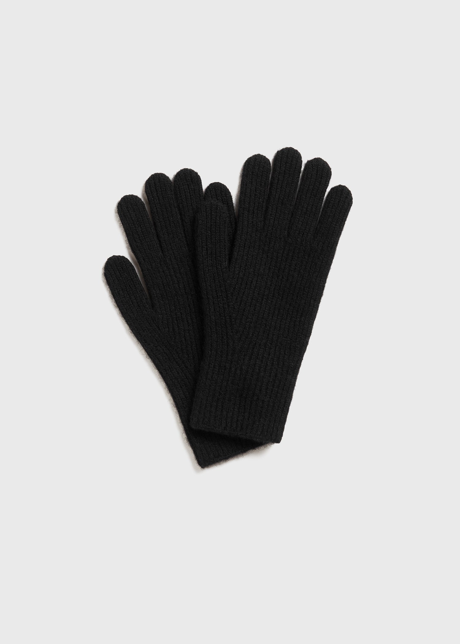 Cashmere gloves black – TOTEME