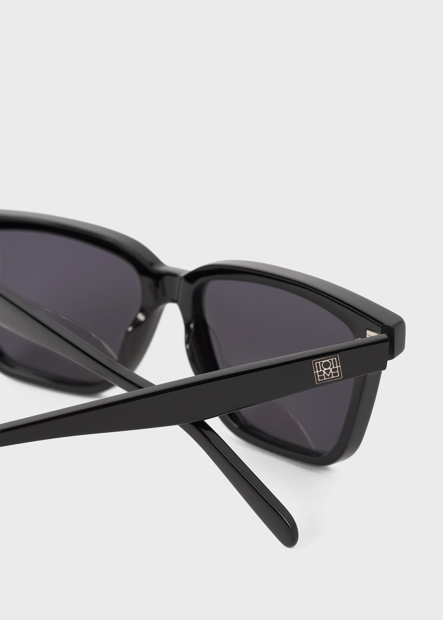 square goggles Toteme Black 'The Square' Sunglasses
