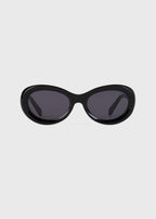 Oval sunglasses black