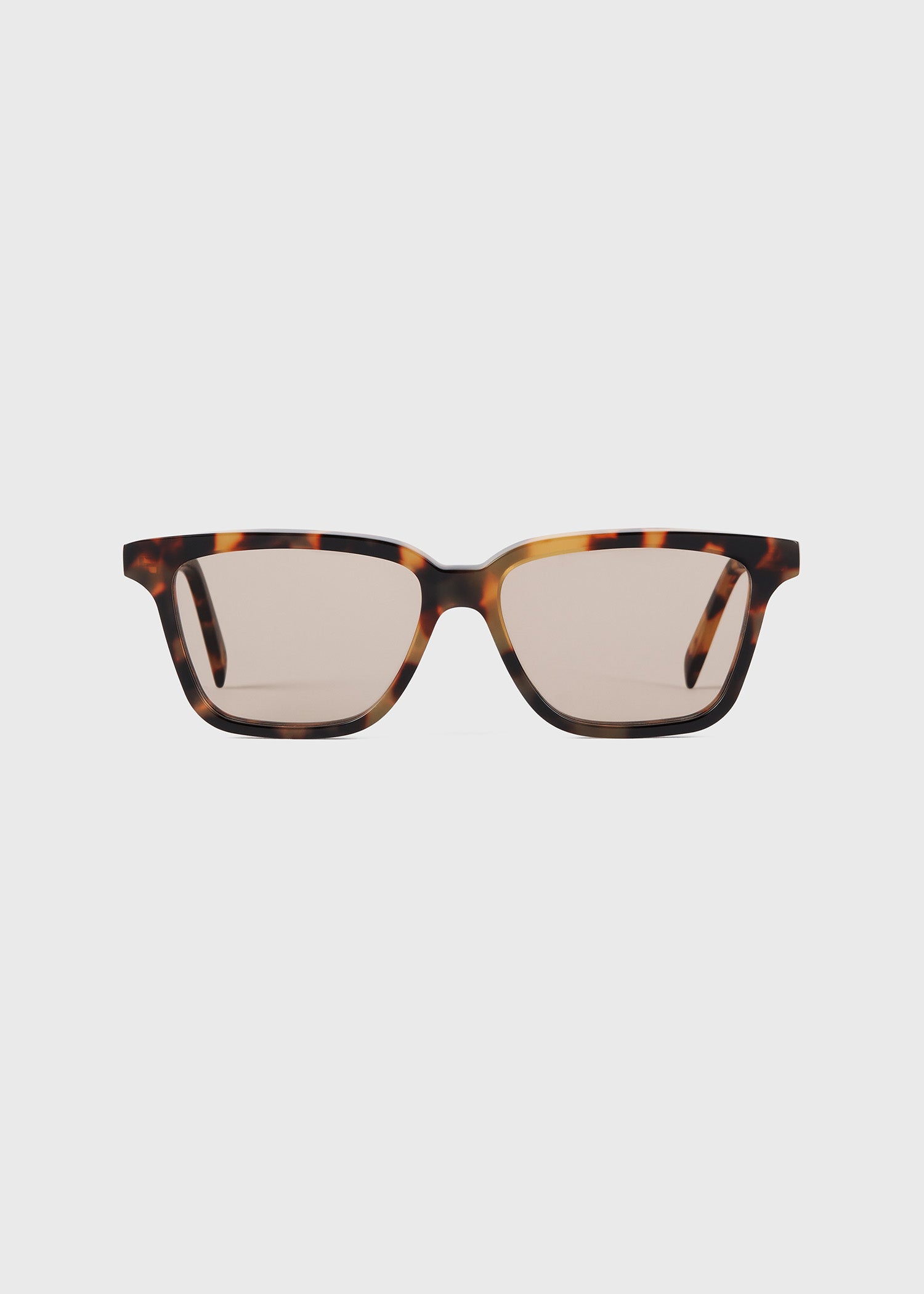 Square sunglasses tortoise – TOTEME