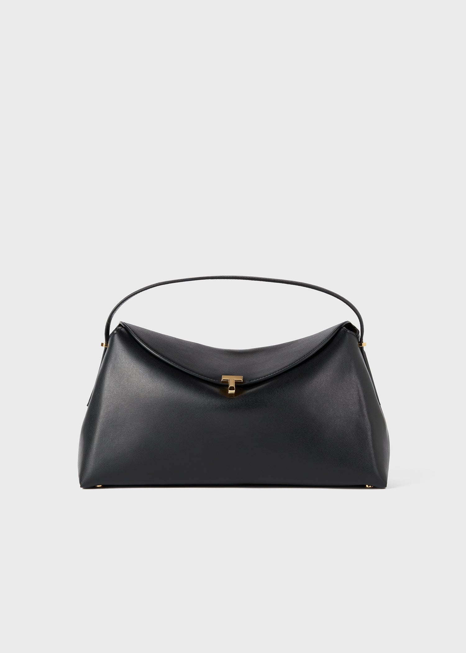 T lock leather top handle